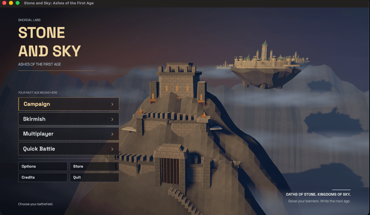Stone and Sky screenshot 1