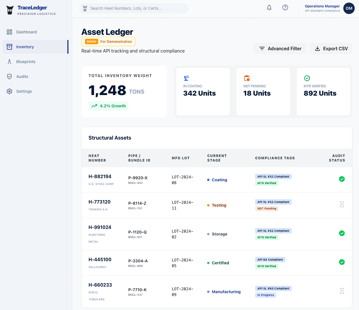 TraceLedger screenshot 1