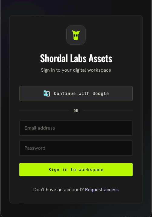 Shordal Labs Assets screenshot 2
