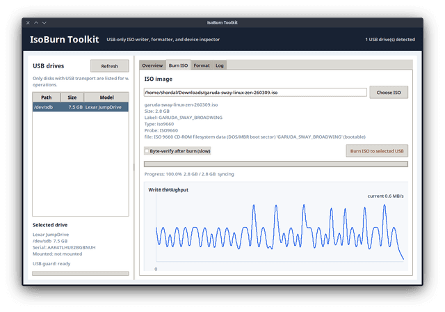 IsoBurn ToolKit screenshot 1